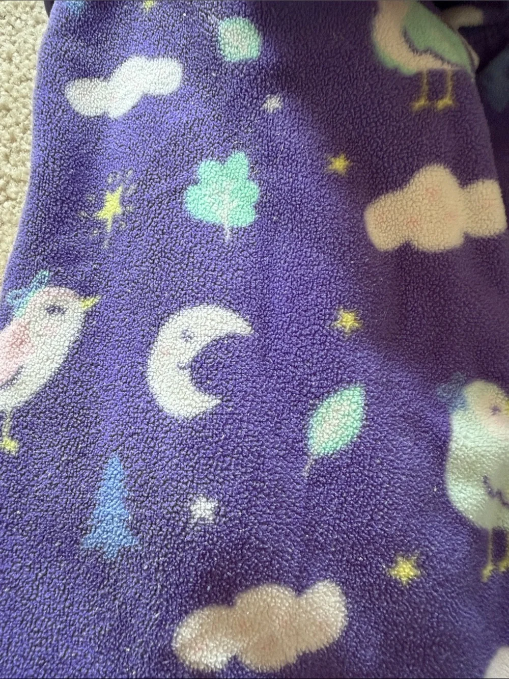 18 month Girls Mixed Fleece Pajama Bundle - Pink, Mint, Purple, Blue